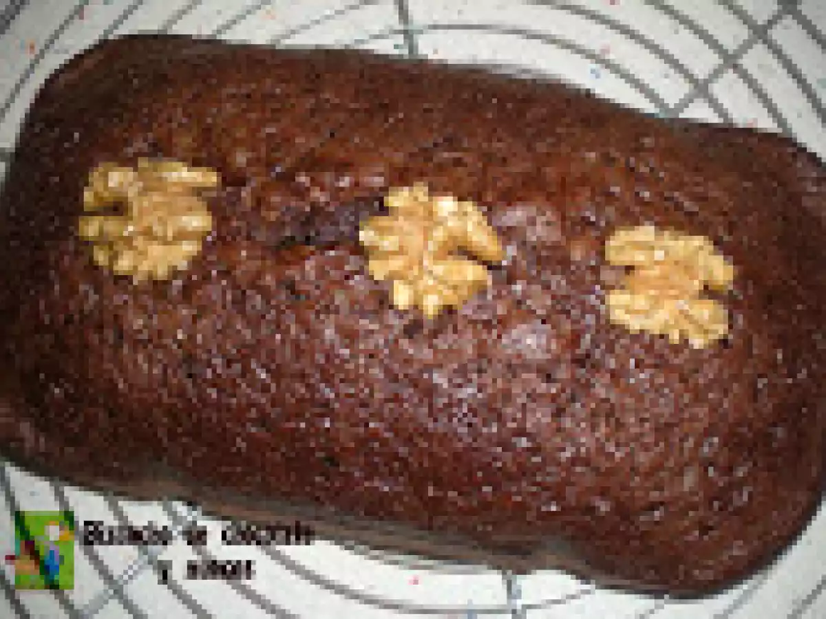 BIZCOCHO DE CHOCOLATE Y NUECES - foto 2