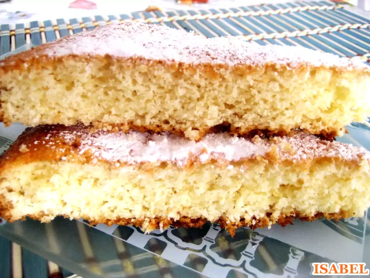 Bizcocho de claras y limón