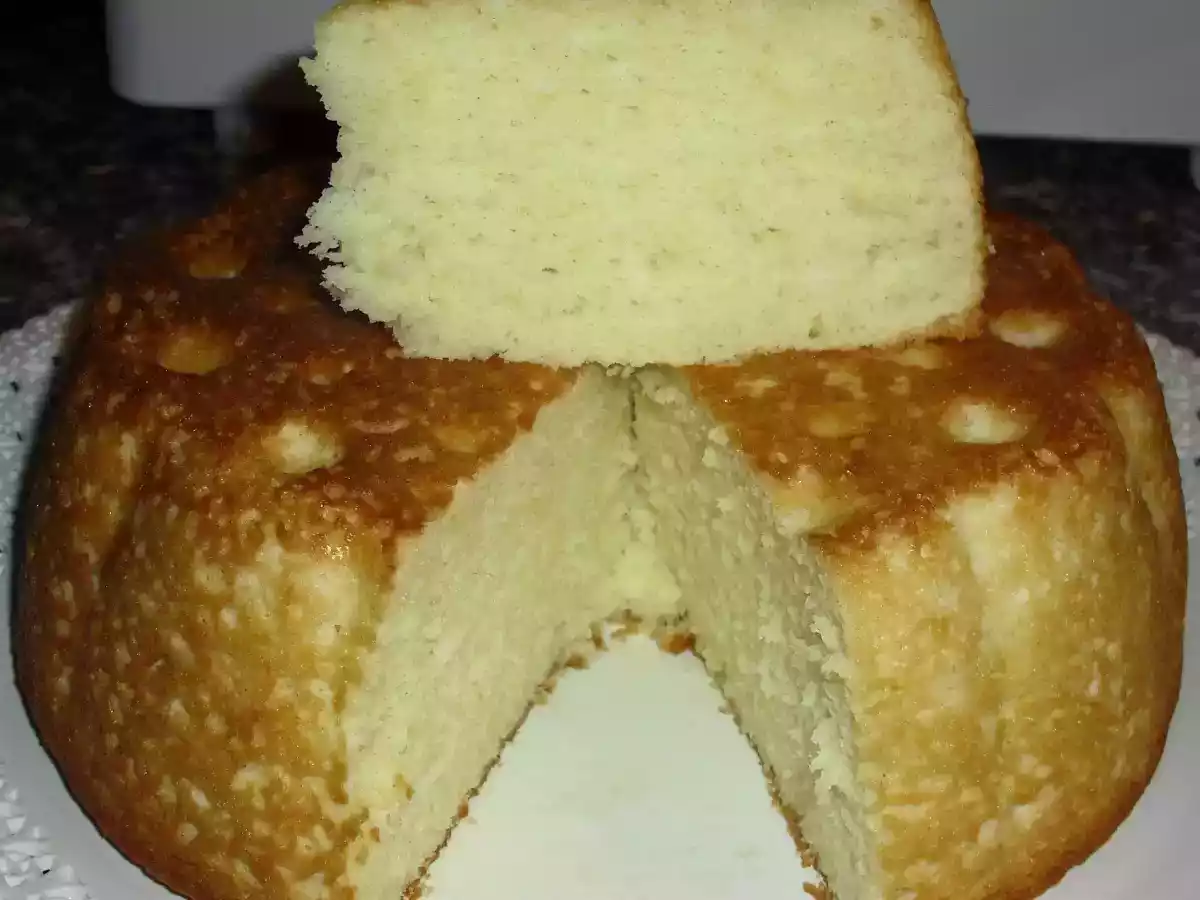 Bizcocho de claras y nata - foto 2