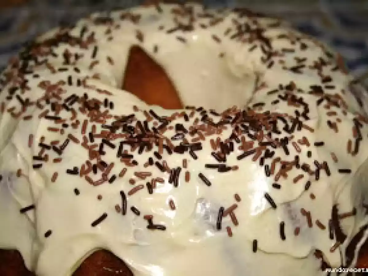 Bizcocho de coco con nueces y chocolate blanco - foto 2