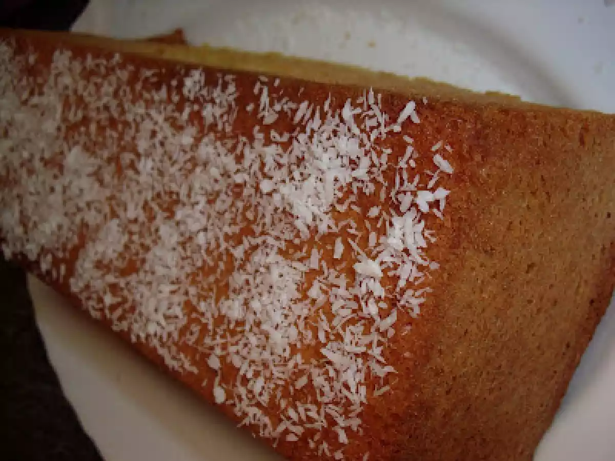 BIZCOCHO DE COCO Y MANZANA