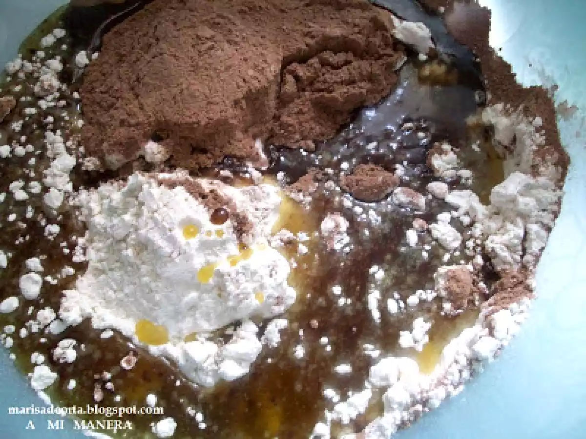 BIZCOCHO DE COLACAO EN EL MICROONDAS