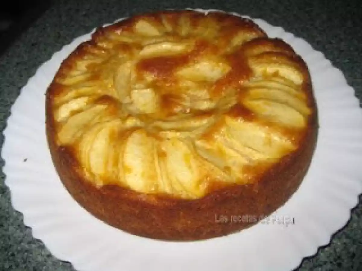 Bizcocho de cuajada y manzana - foto 2