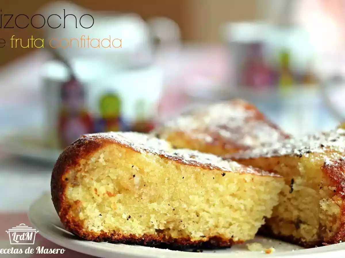 Bizcocho de fruta confitada