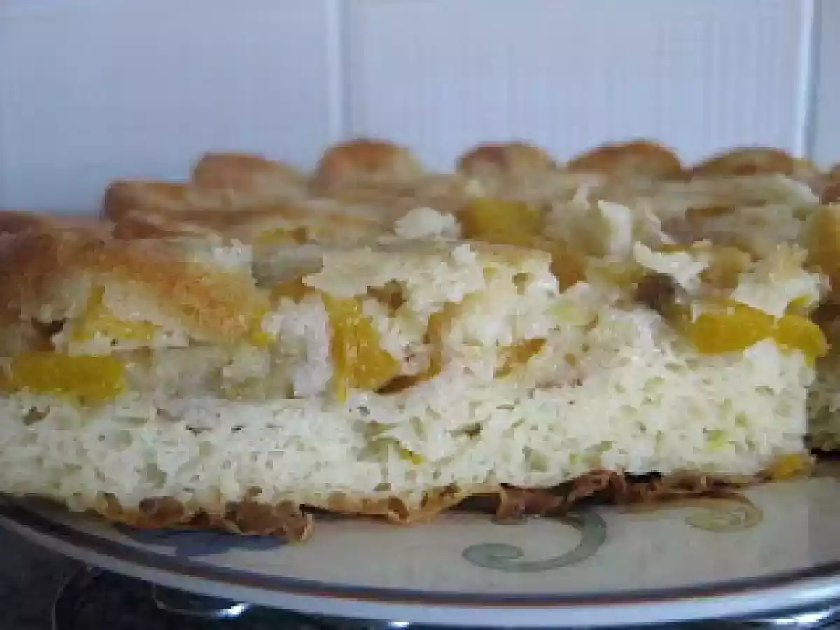 Bizcocho de frutas (dieta pp)