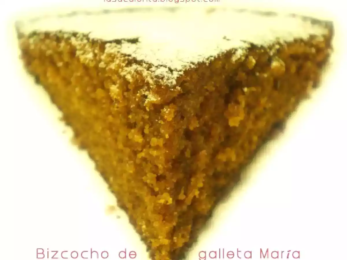 Bizcocho de galleta María