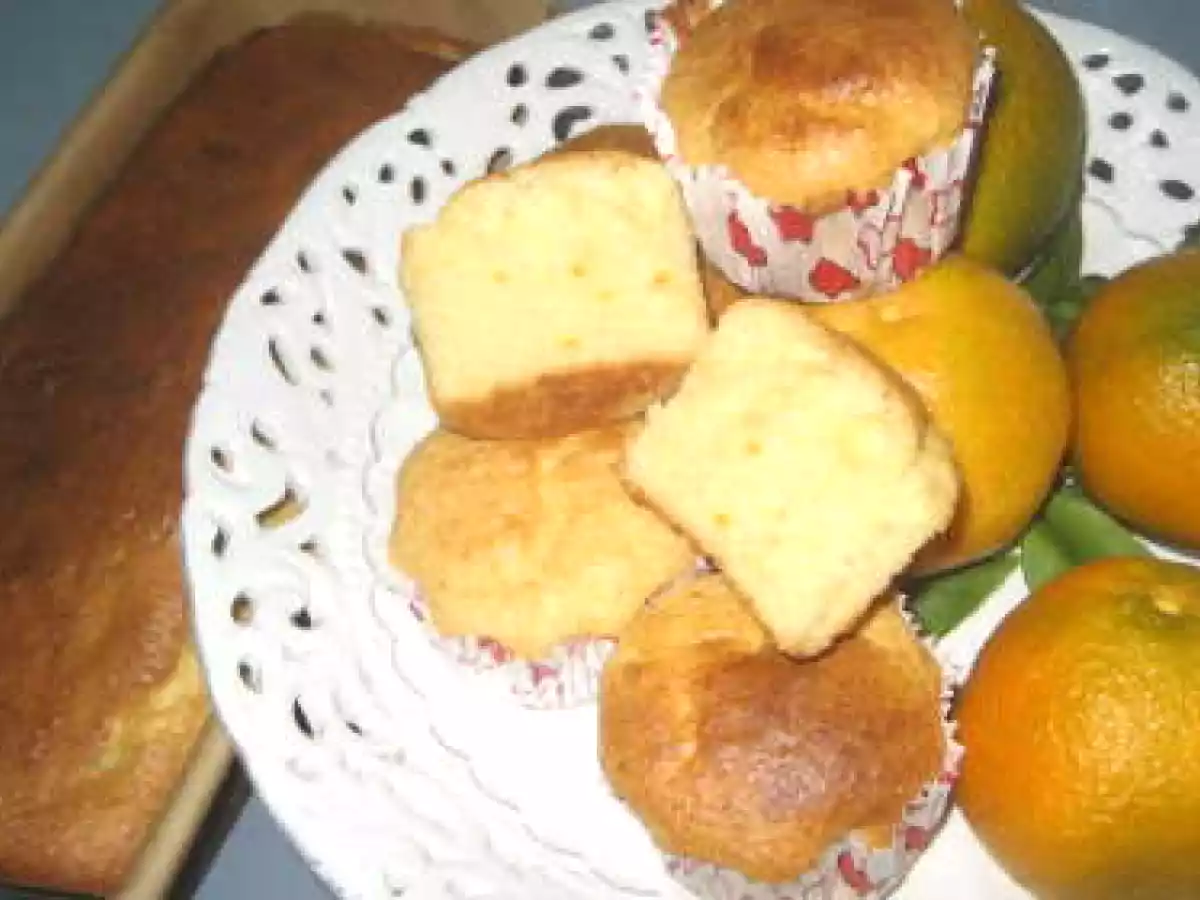 Bizcocho de leche condensada y mandarina