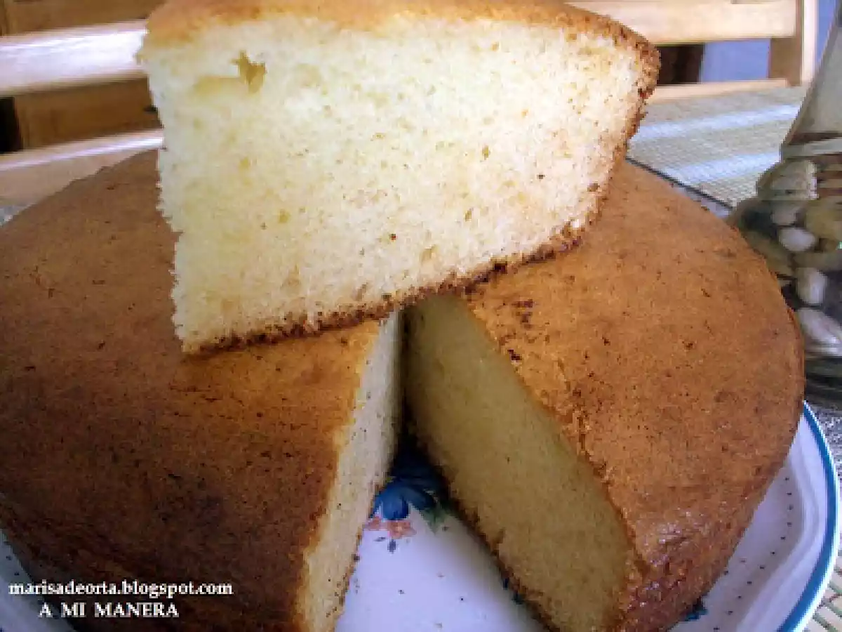 BIZCOCHO DE LECHE CONDENSADA Y YOGURT