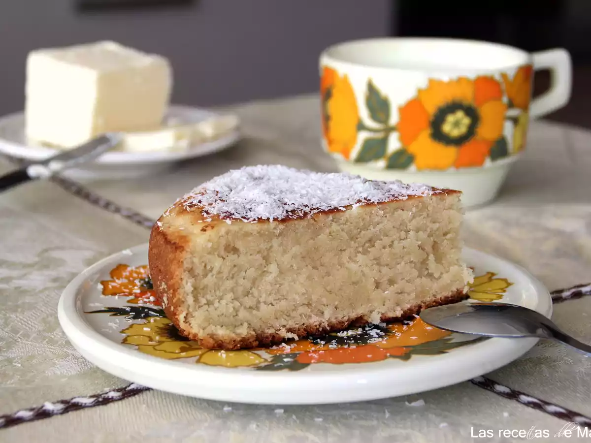 Bizcocho de leche de coco