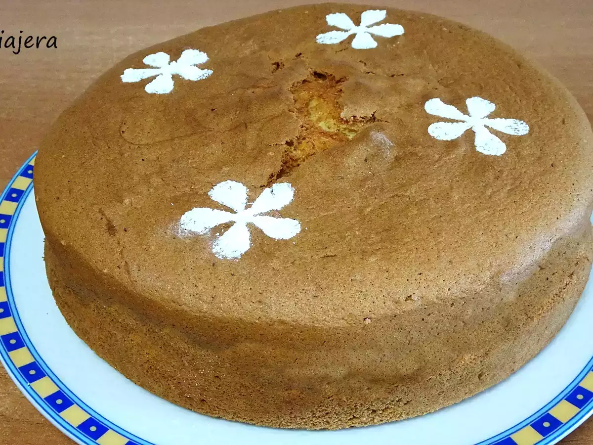 Bizcocho de leche fresca y canela