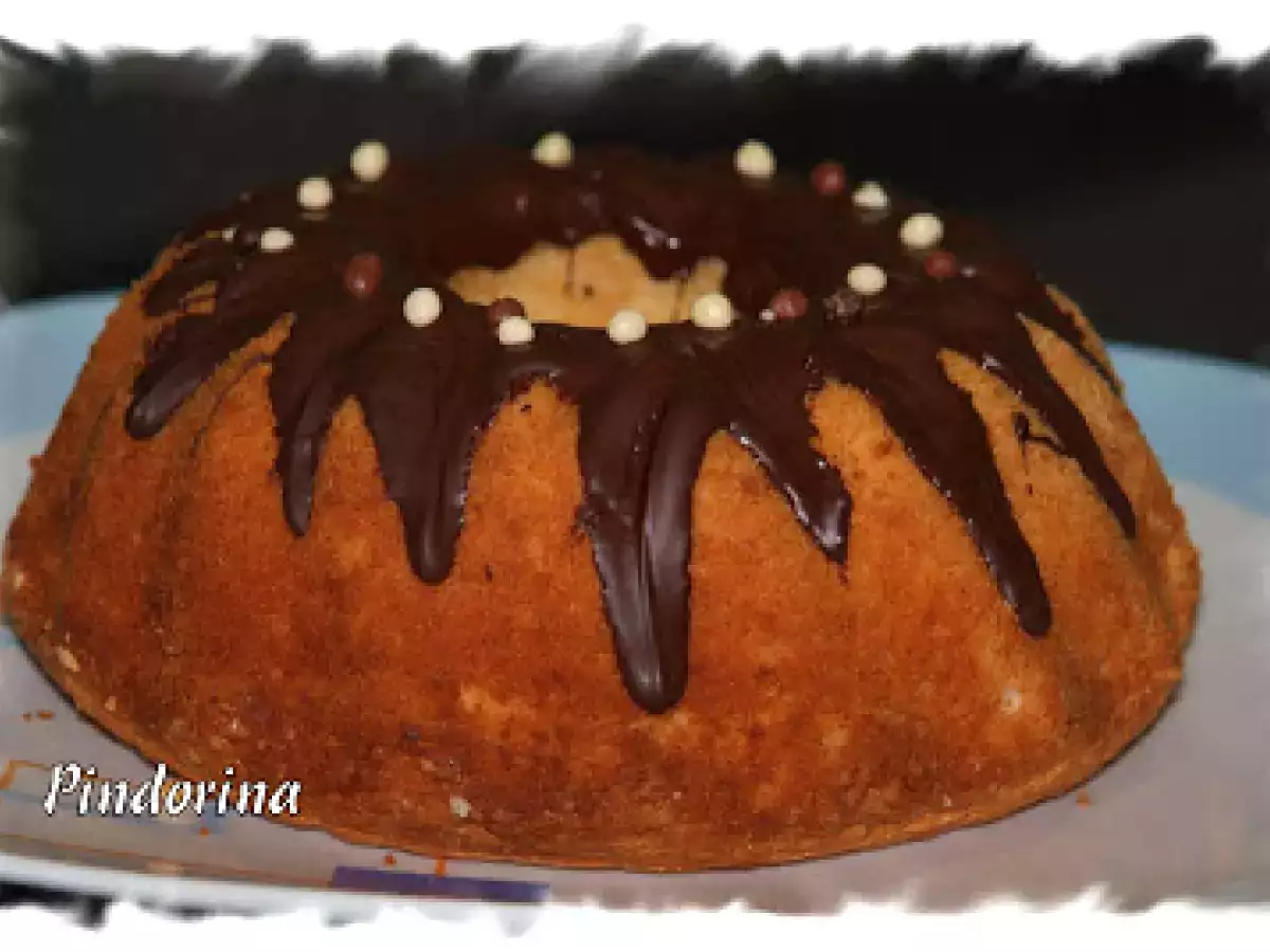 Bizcocho de limón al chocolate