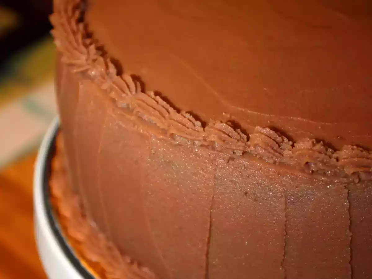 Bizcocho de limón con buttercream de cacao y moka - foto 2