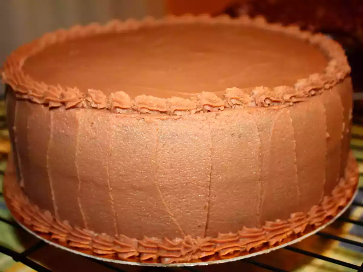 Bizcocho de limón con buttercream de cacao y moka - foto 3