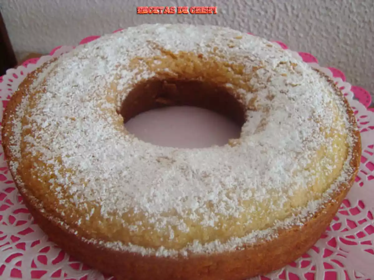 Bizcocho de limón ( sin yogurt)