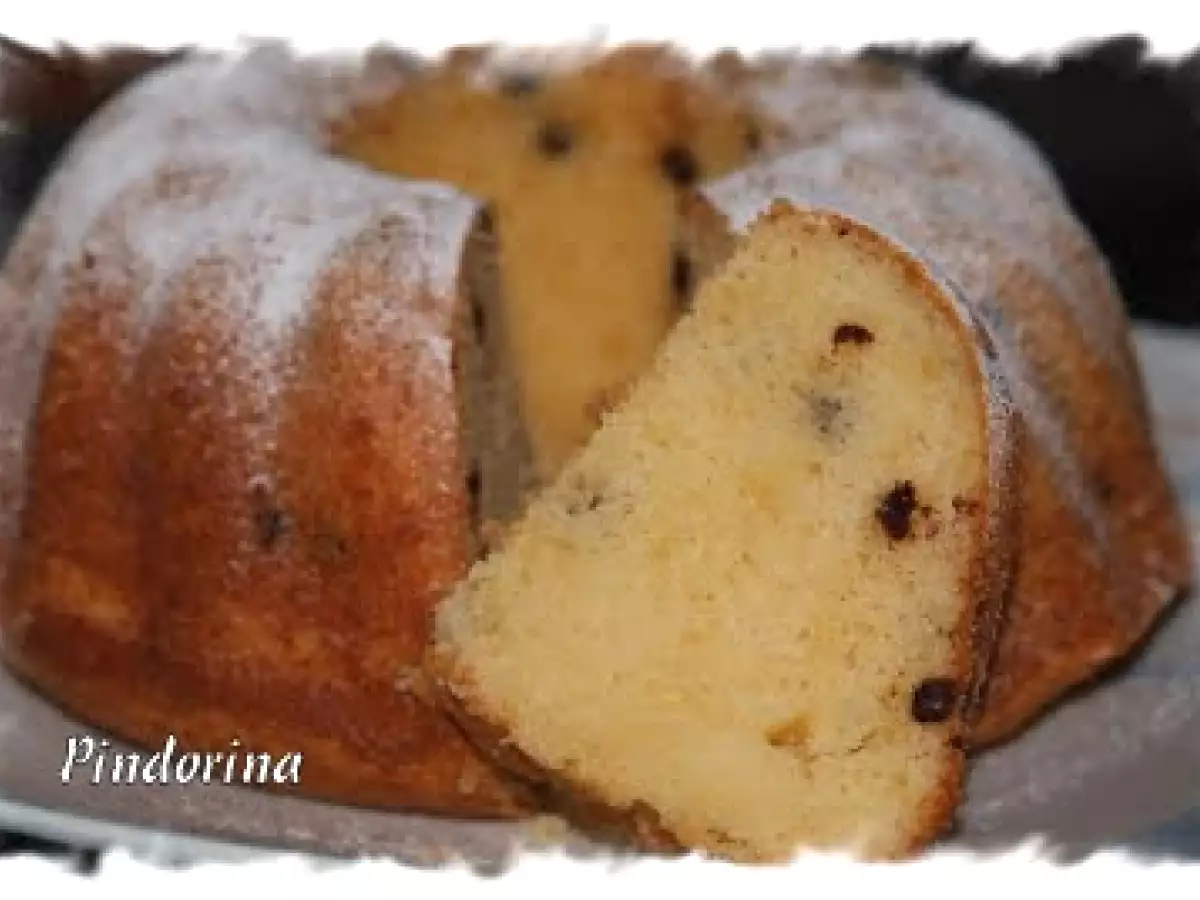 Bizcocho de limón y nata