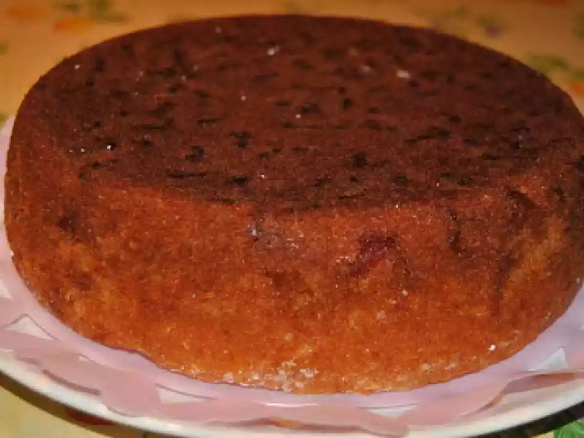 Bizcocho De Limón Y Papaya Deshidratada