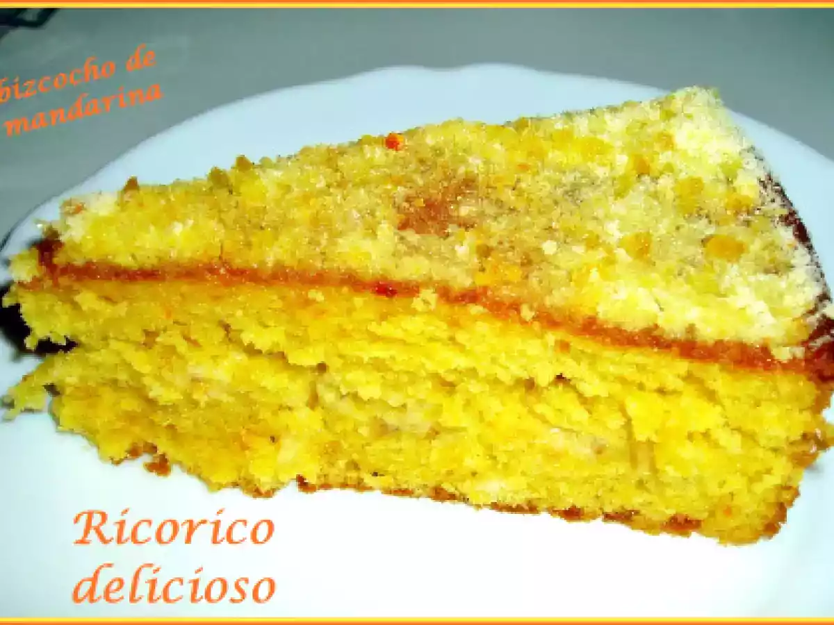 BIZCOCHO DE MANDARINA