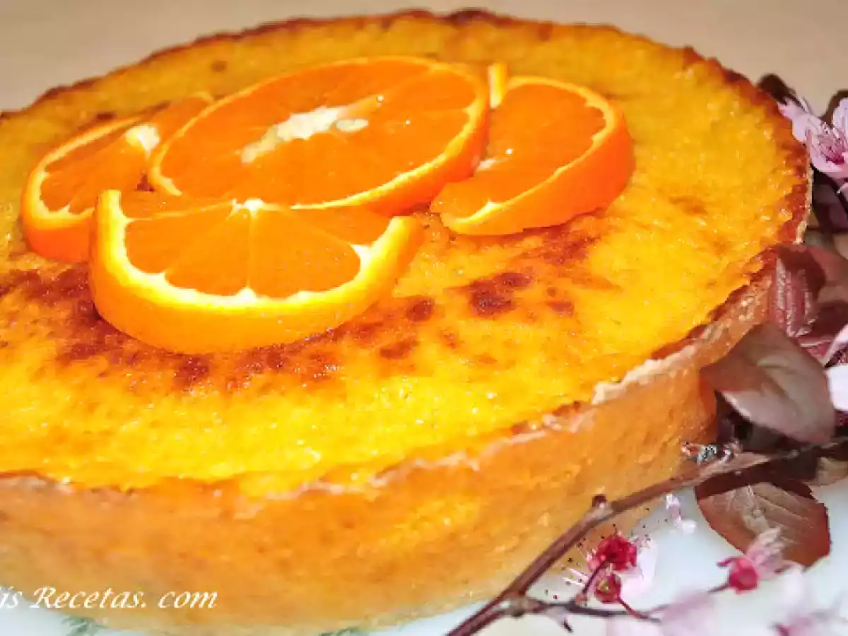 Bizcocho de mandarina y chocolate