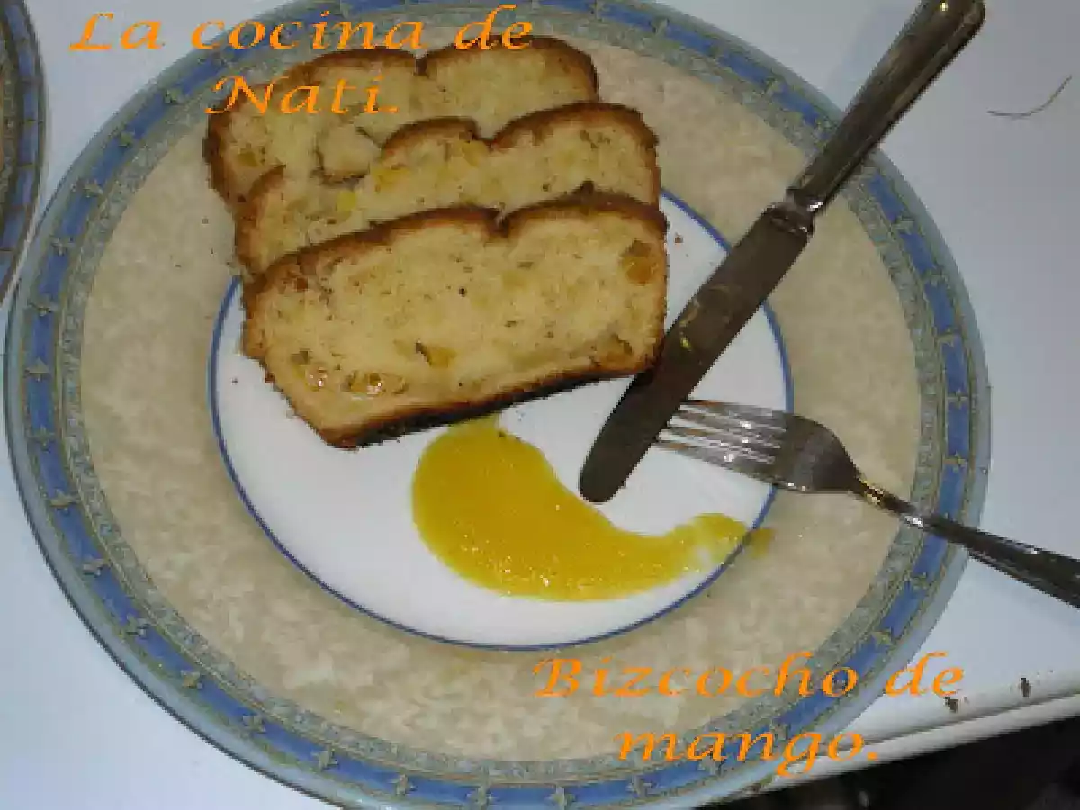 BIZCOCHO DE MANGO.