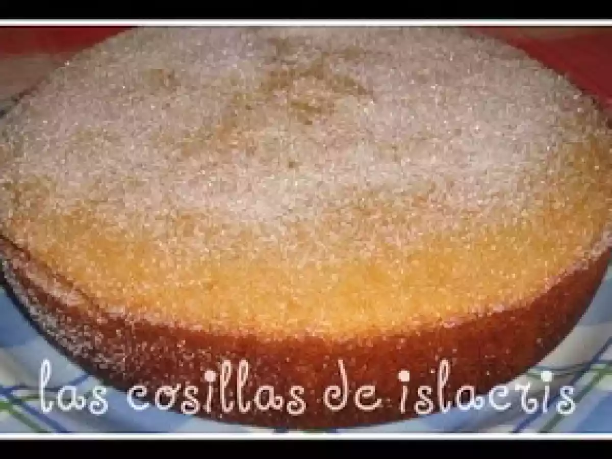 Bizcocho de mantequilla y vainilla