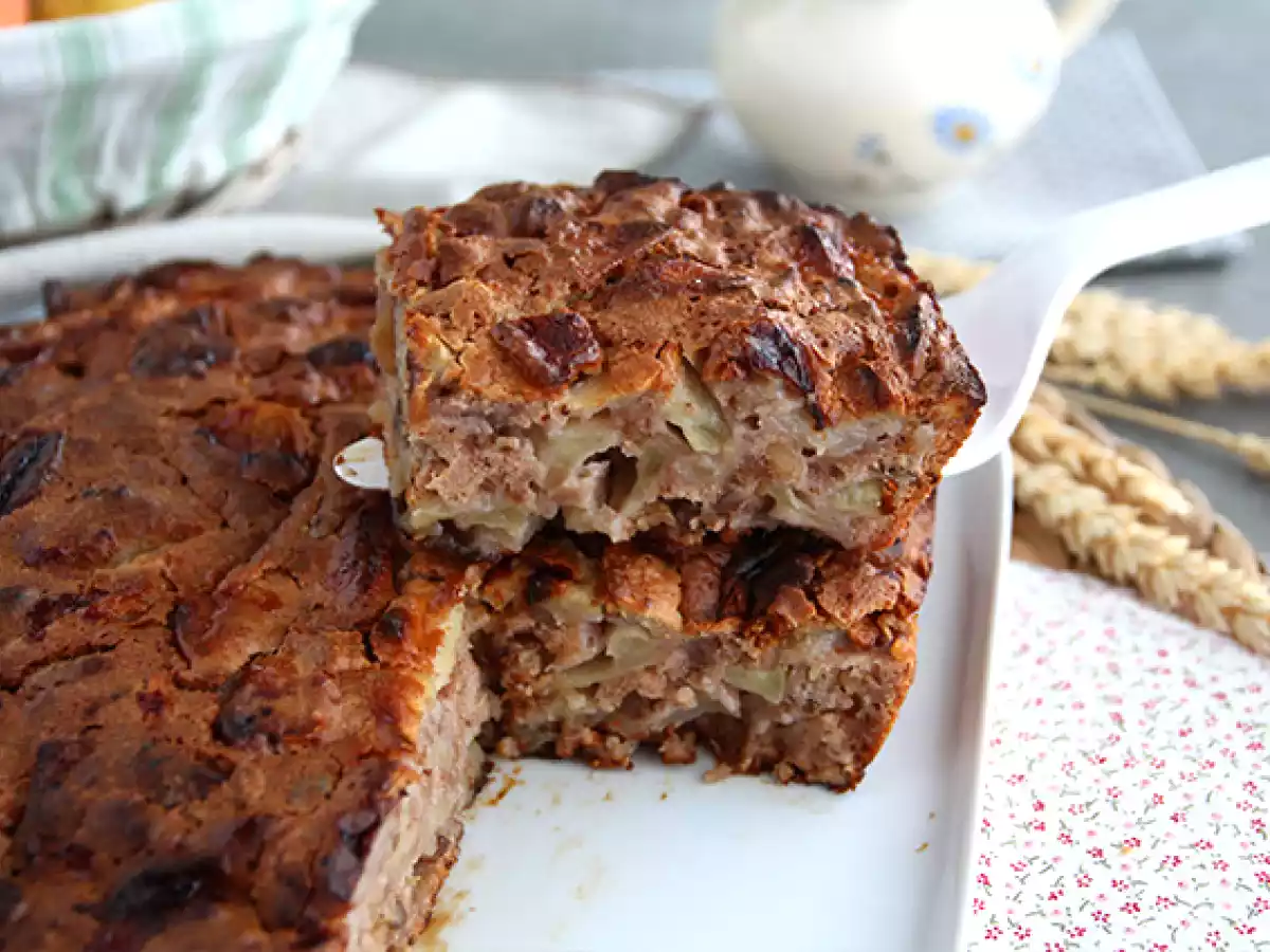 Bizcocho de manzana, nueces y canela - foto 2