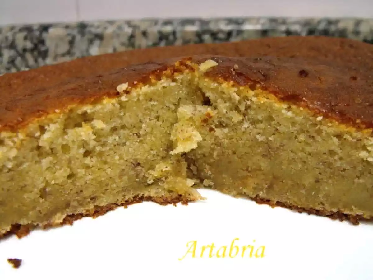 Bizcocho de mascarpone con plátano - foto 3