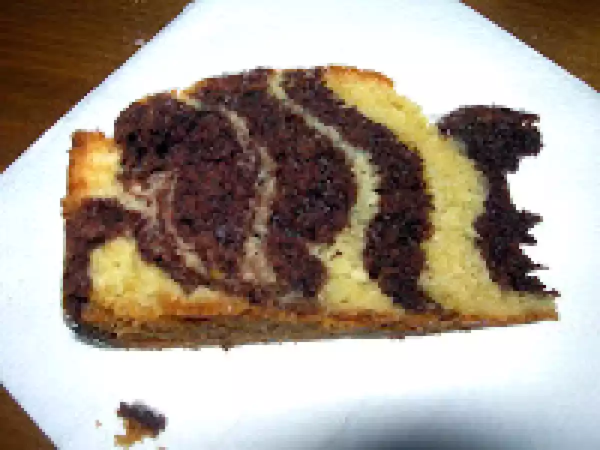 Bizcocho de mascarpone y cacao. Paso a paso