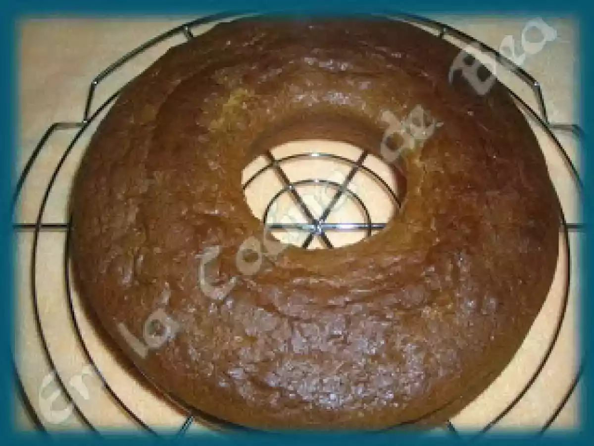 Bizcocho de mascarpone y café