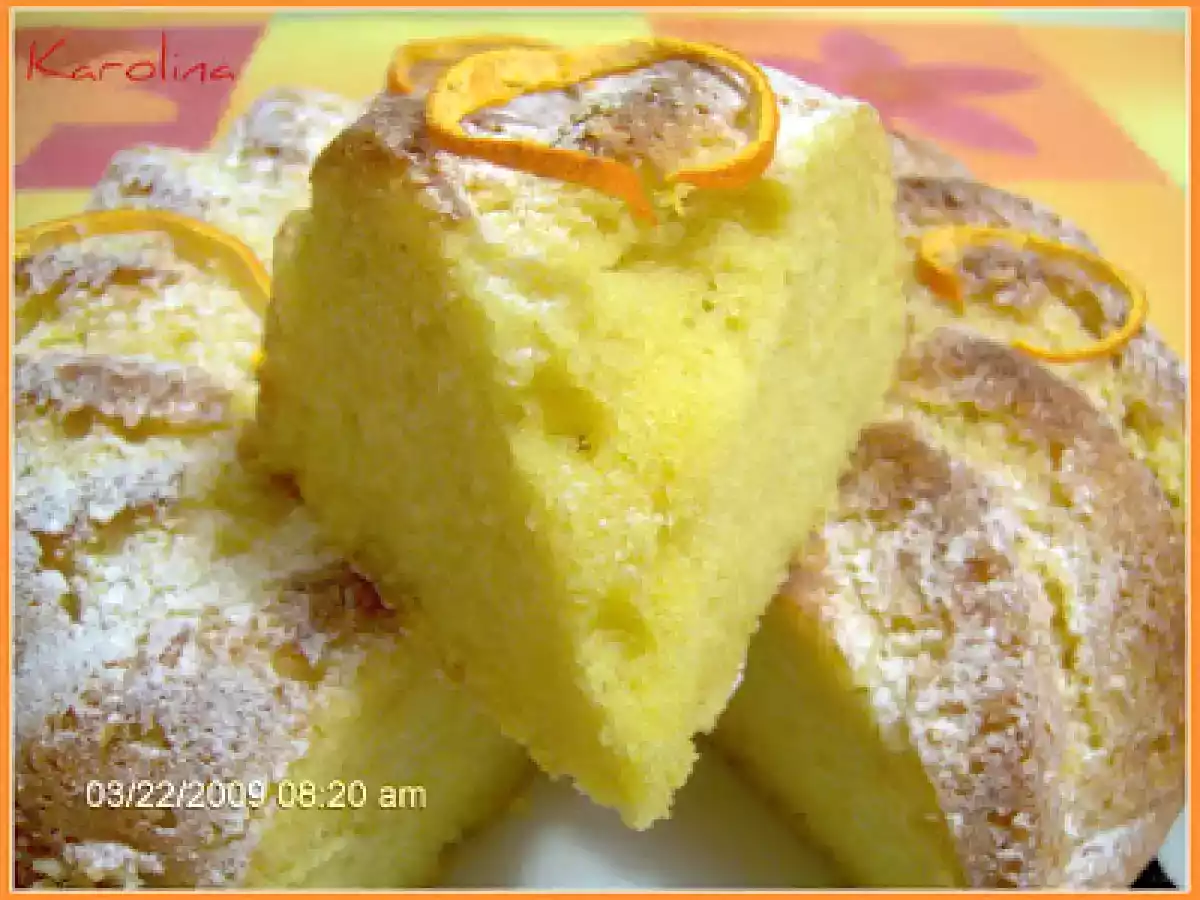 BIZCOCHO DE MASCARPONE Y MANDARINA