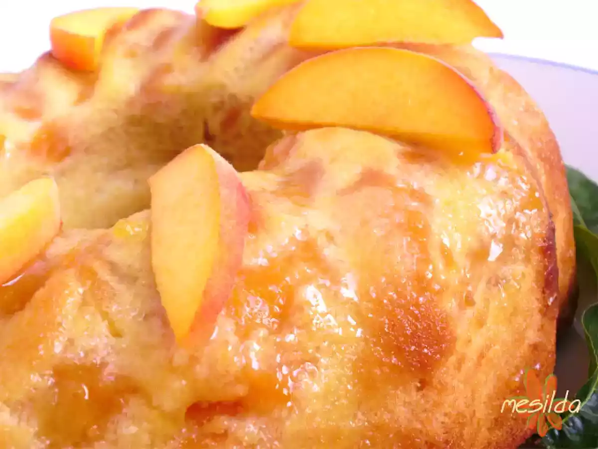 BIZCOCHO DE MELOCOTON