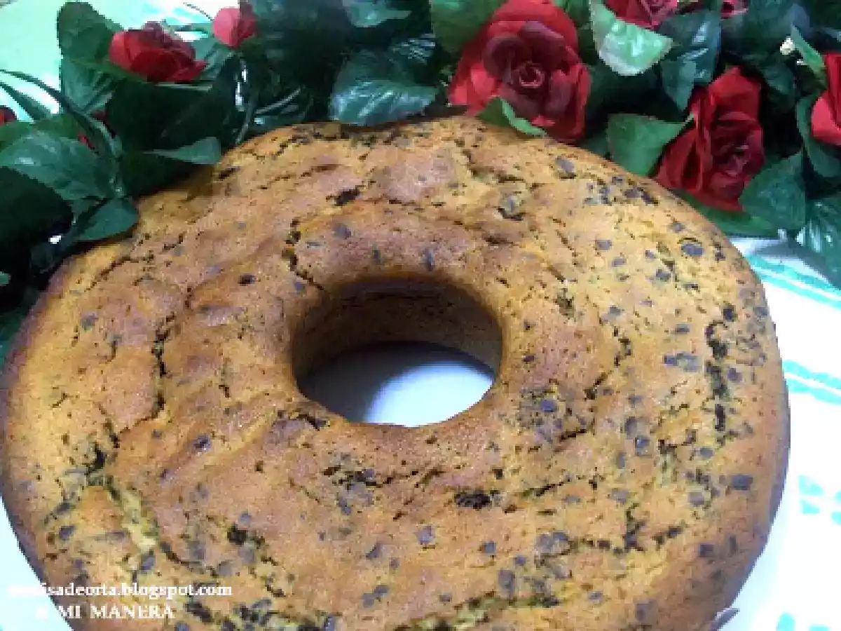 BIZCOCHO DE MIEL A LA NARANJA