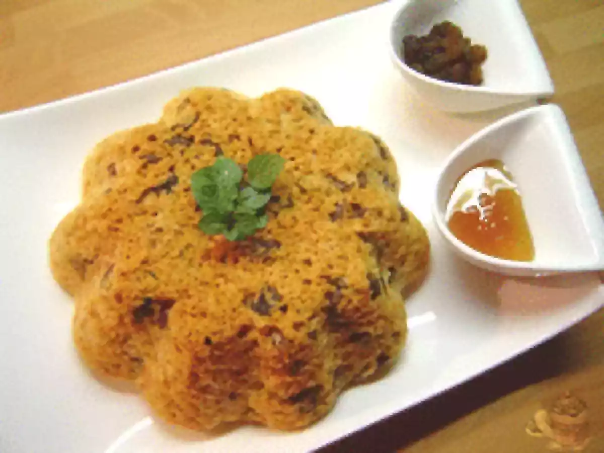 Bizcocho de miel y pasas (Chef 2000 Ti)