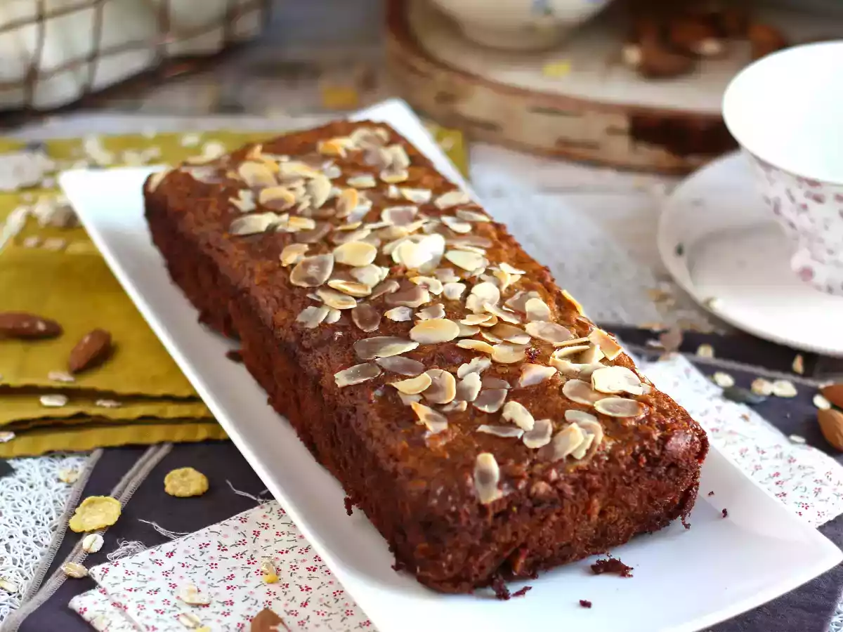 Bizcocho de muesli y plátano - Una receta de aprovechamiento y sin azúcares añadidos - foto 2