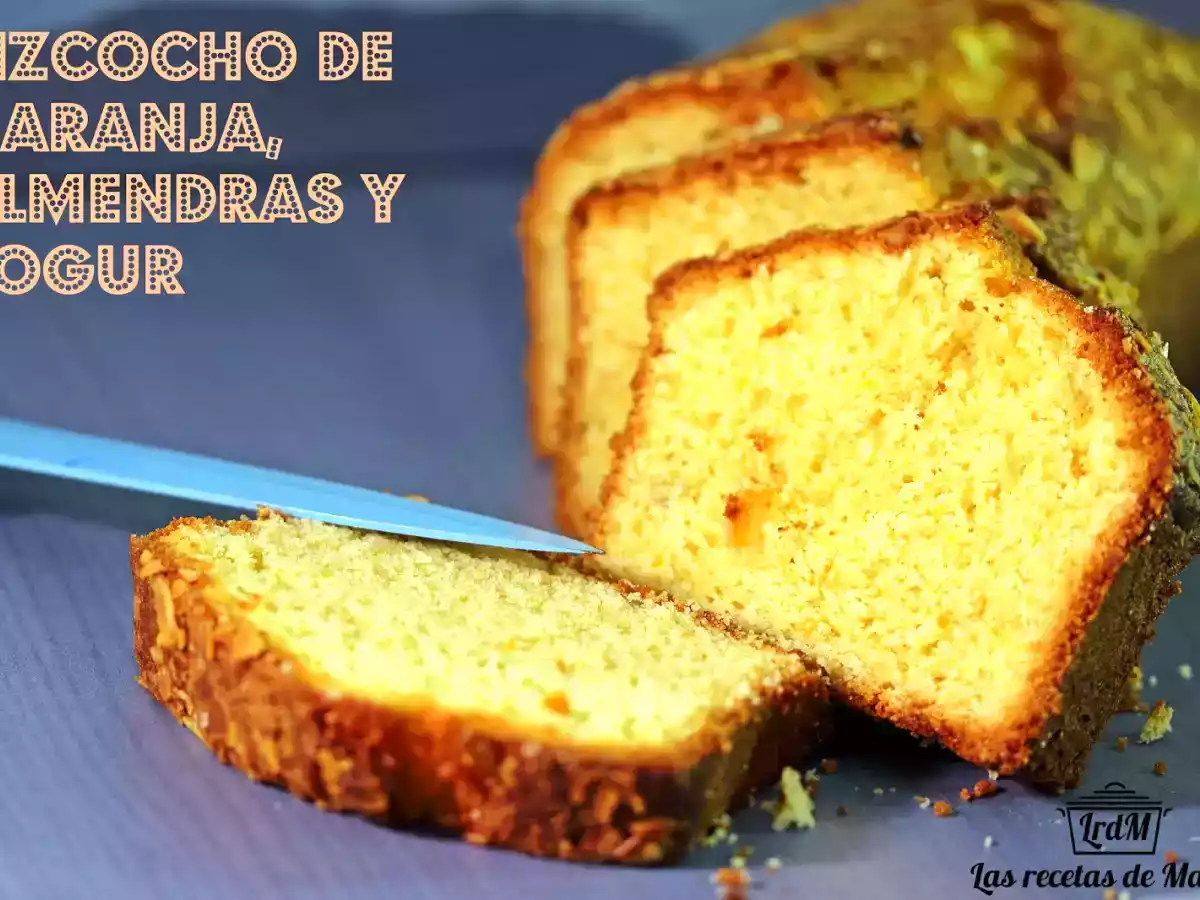 Bizcocho de naranja, almendras y yogur - foto 2