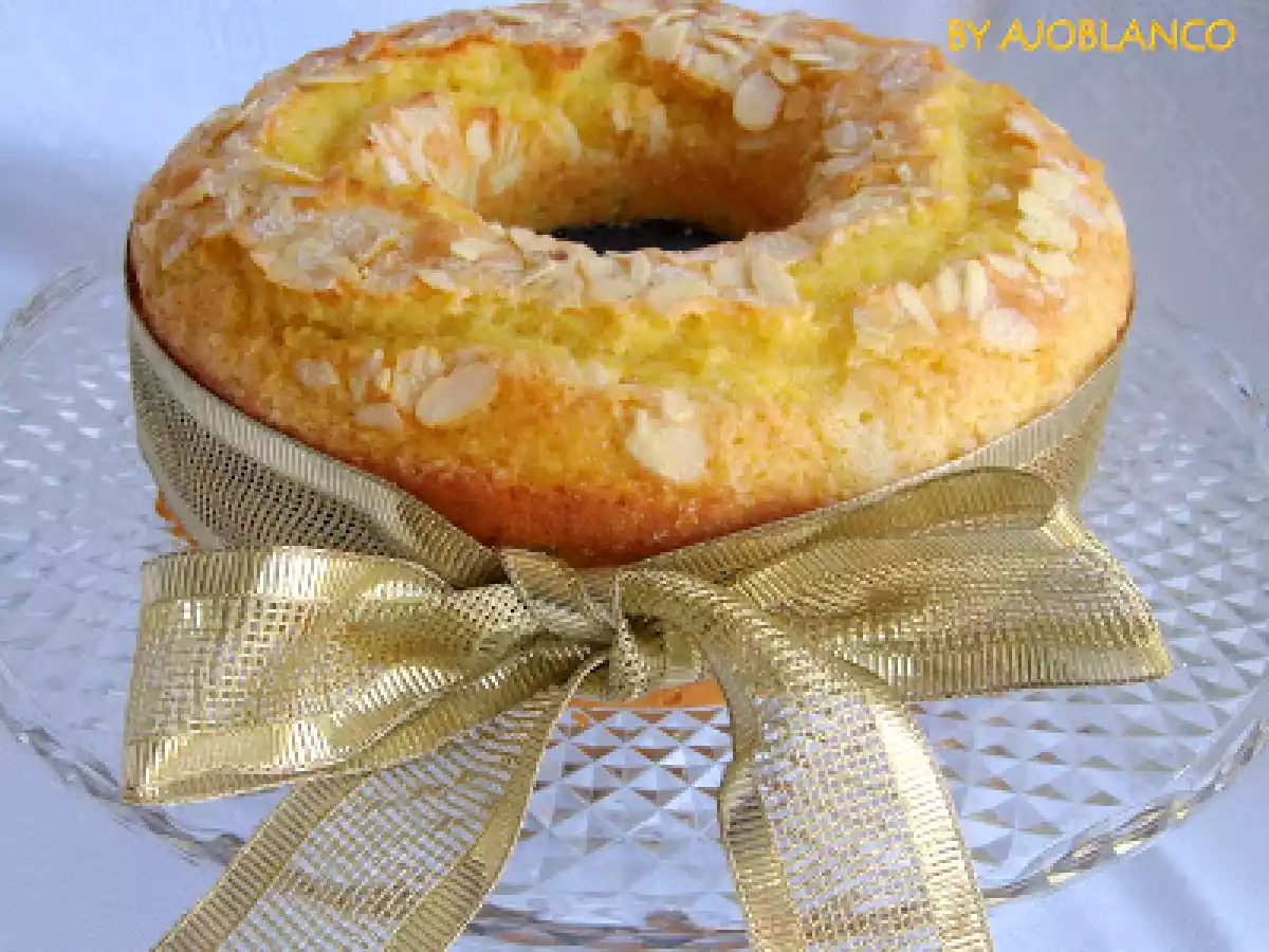 Bizcocho de naranja con chocolate y almendras - foto 2