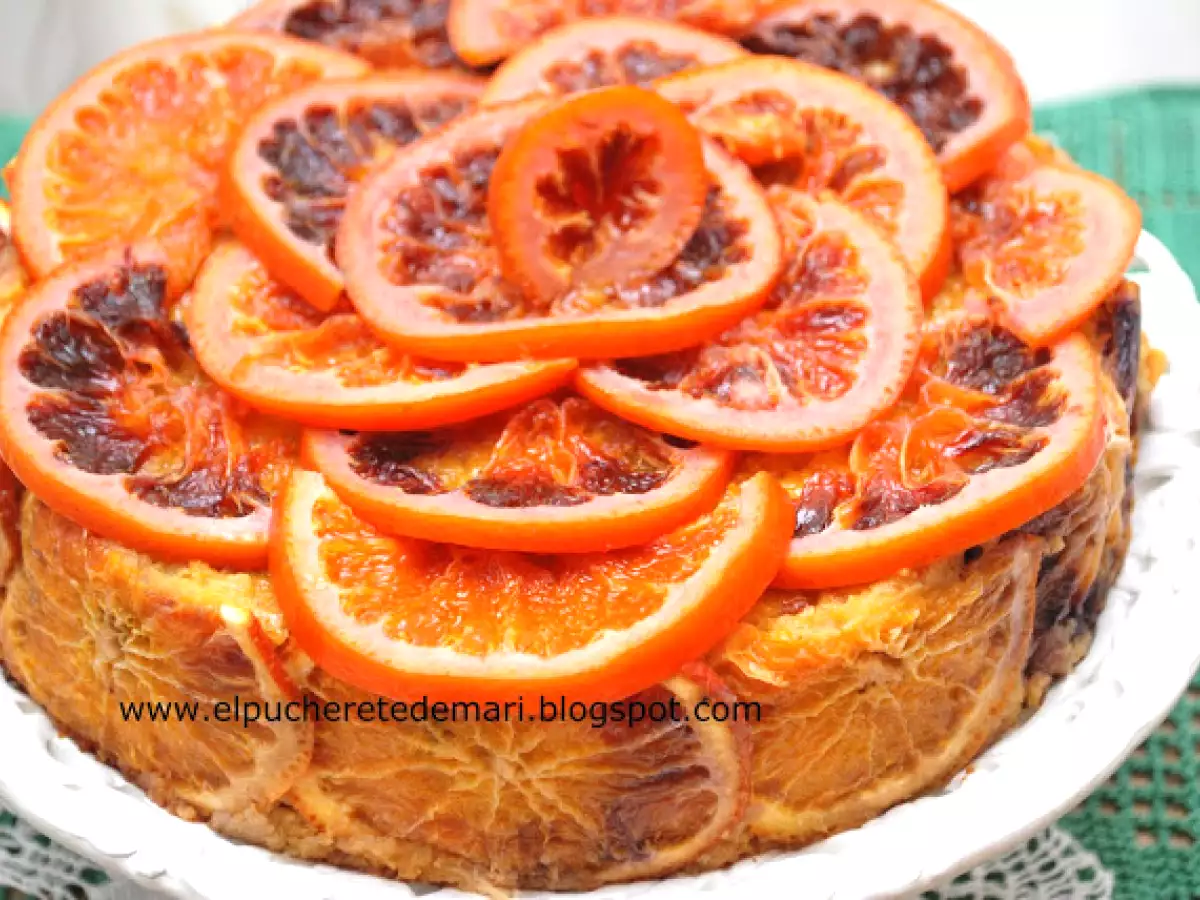 Bizcocho de naranja rosa y chocolate - foto 2