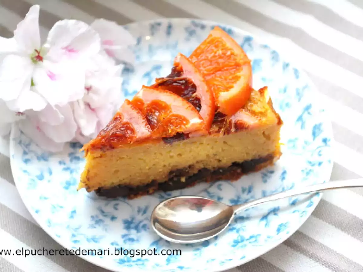 Bizcocho de naranja rosa y chocolate - foto 5