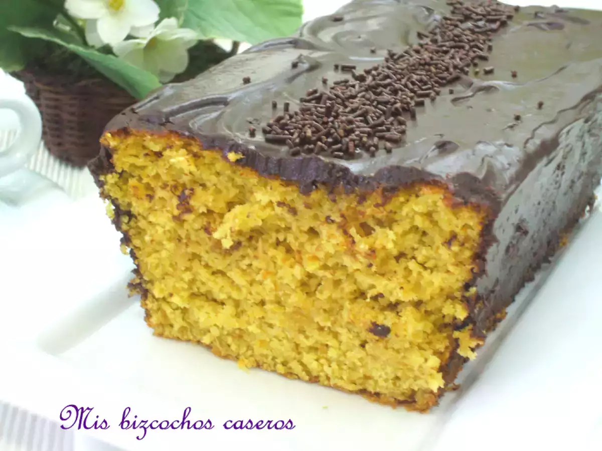 Bizcocho de naranja y jengibre