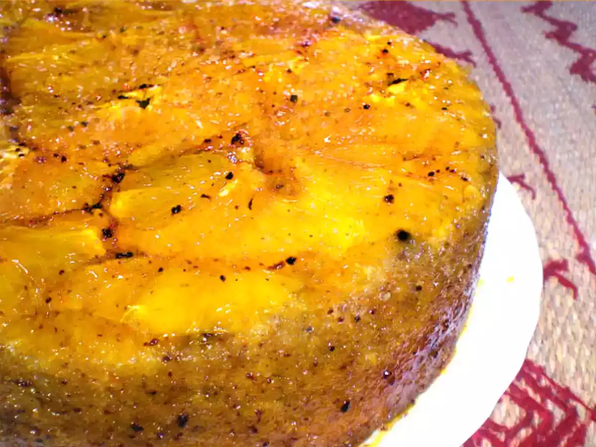 Bizcocho de naranja y polenta con sirope de naranja y clavo - foto 2