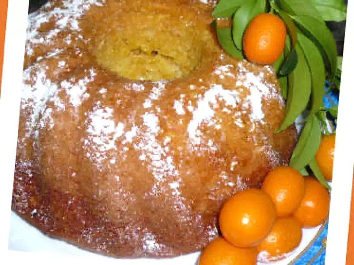 Bizcocho de naranjas enanas