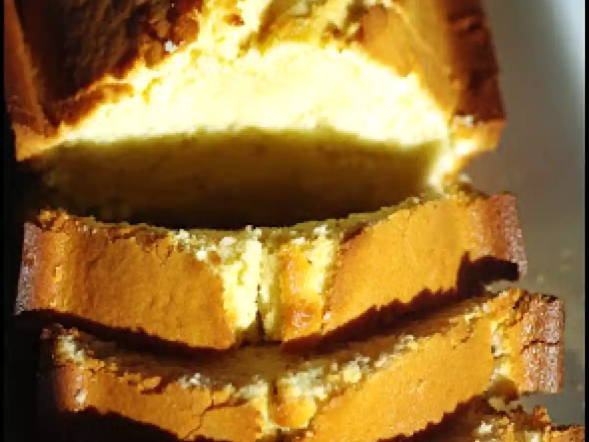 Bizcocho de nata con vainilla y limón