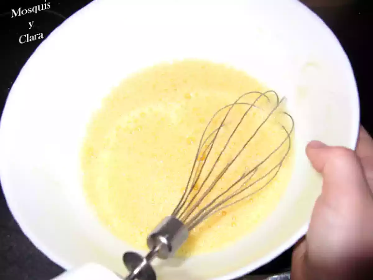 Bizcocho de nata y chocolate blanco - foto 3