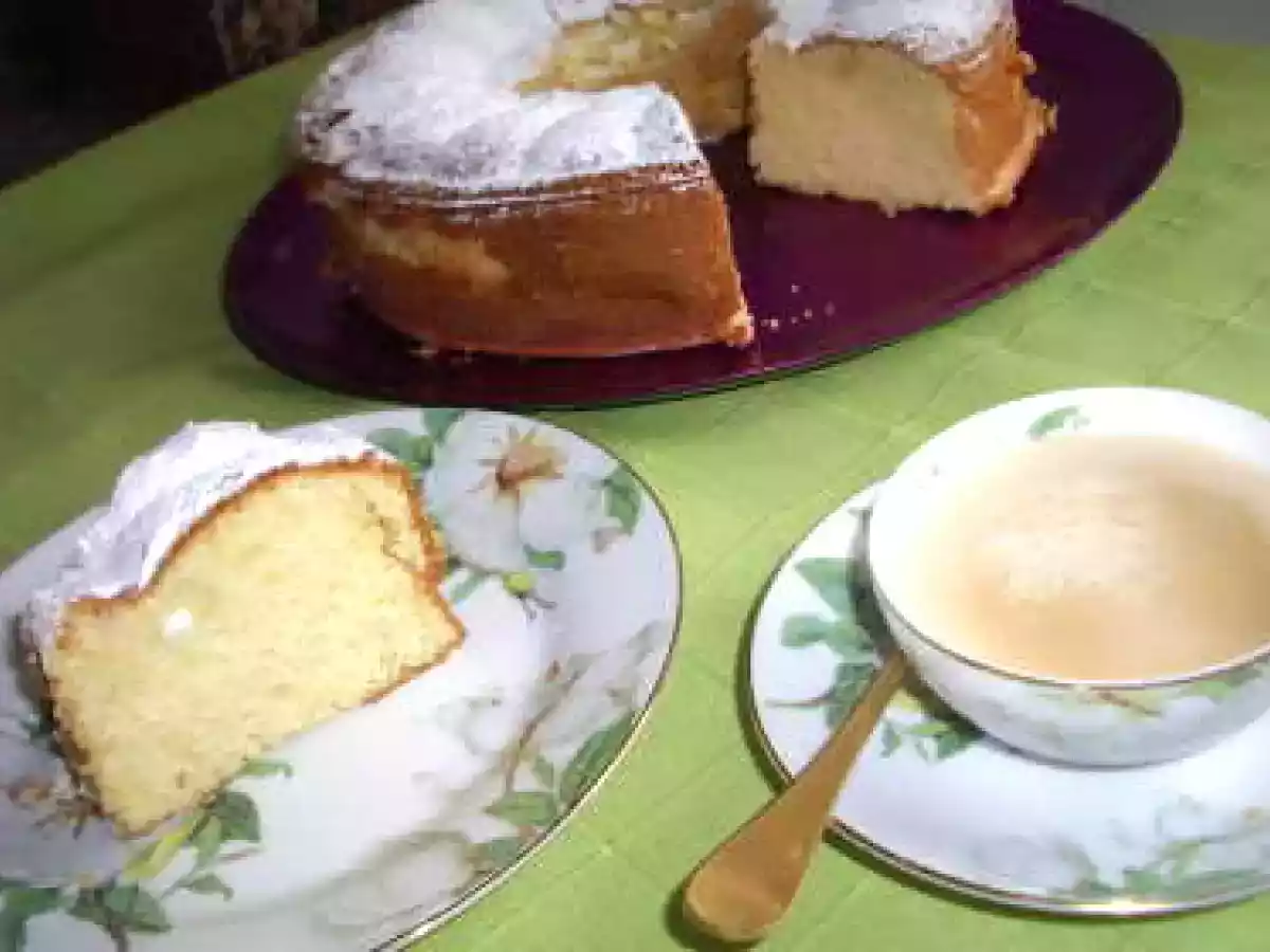 Bizcocho de Nata y Naranja