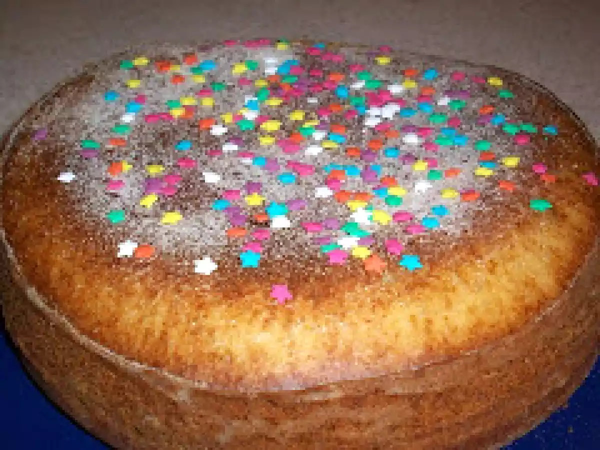 Bizcocho de nata y vainilla