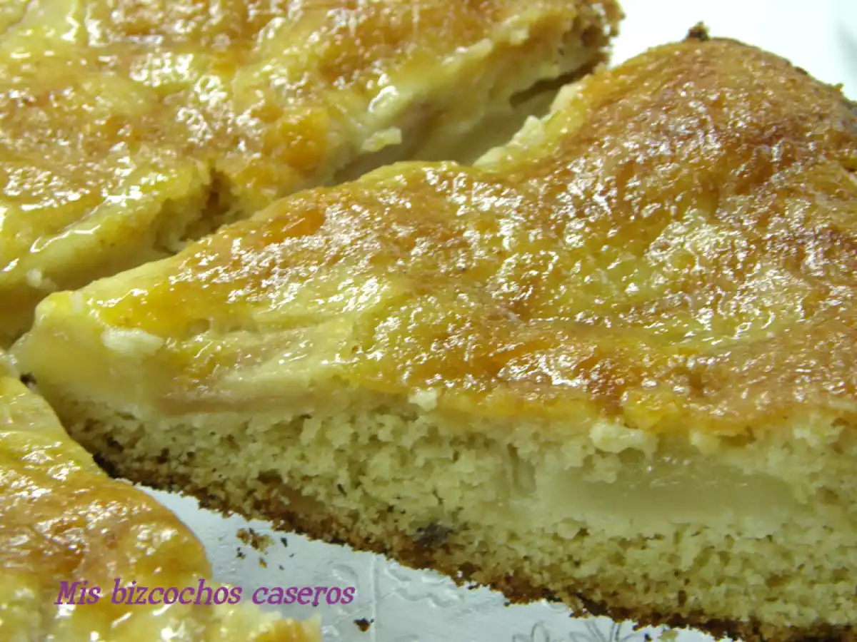 Bizcocho de pera y jengibre