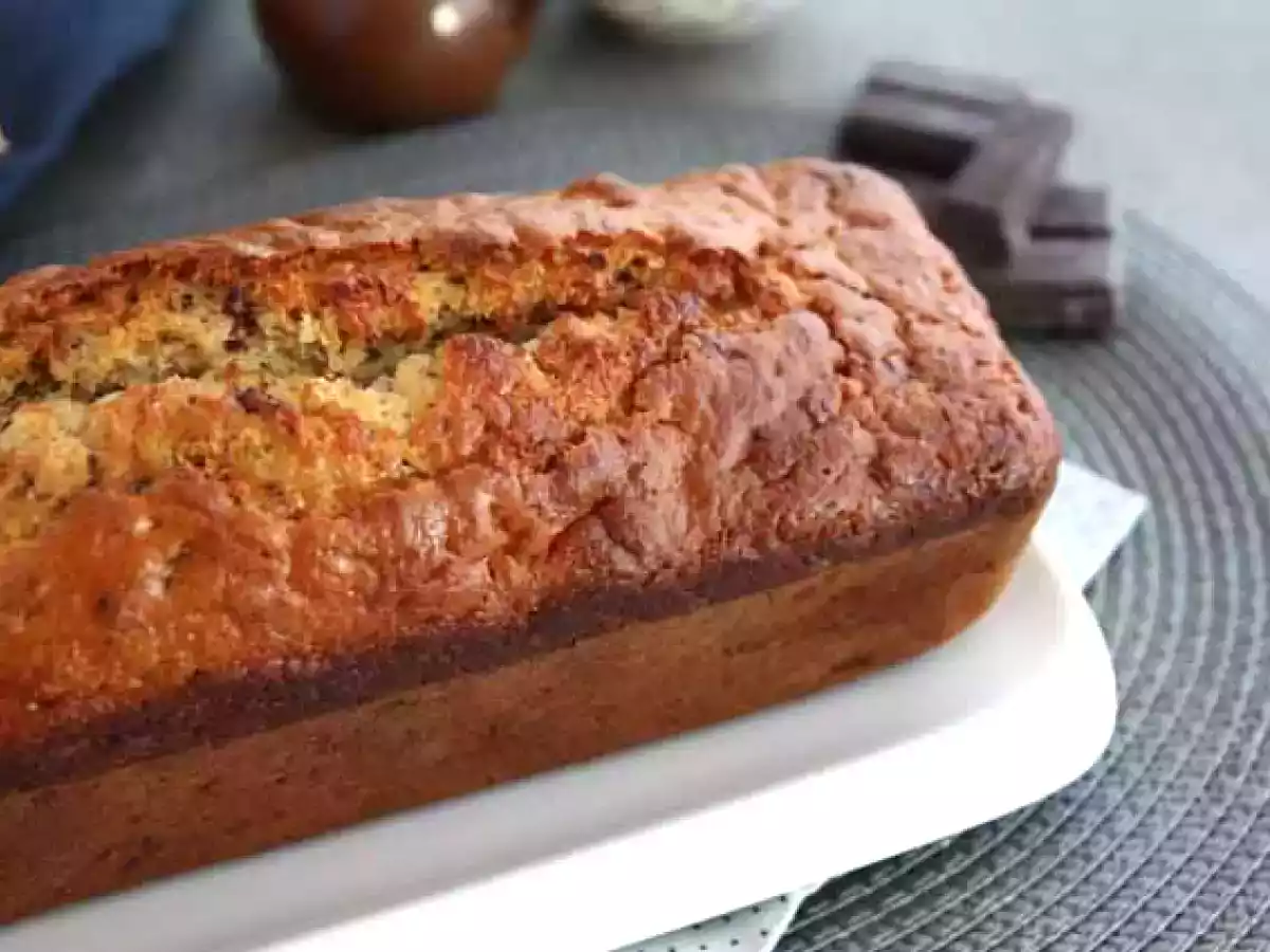 Bizcocho de plátano y chocolate super esponjoso - foto 2