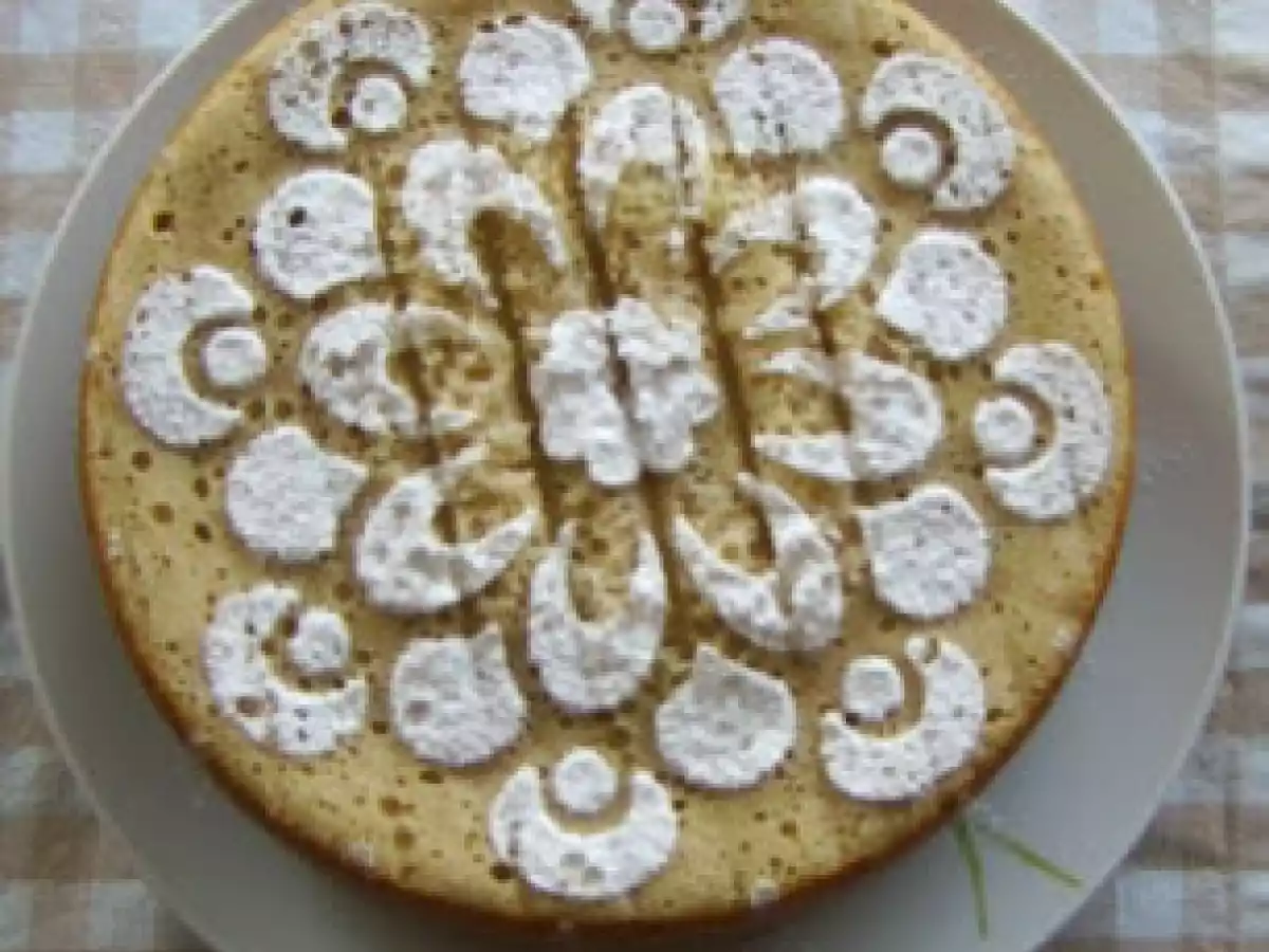 Bizcocho de quesitos, canela y coco