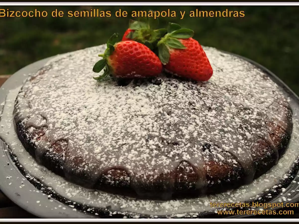 Bizcocho de semillas de amapola y almendras. - foto 3