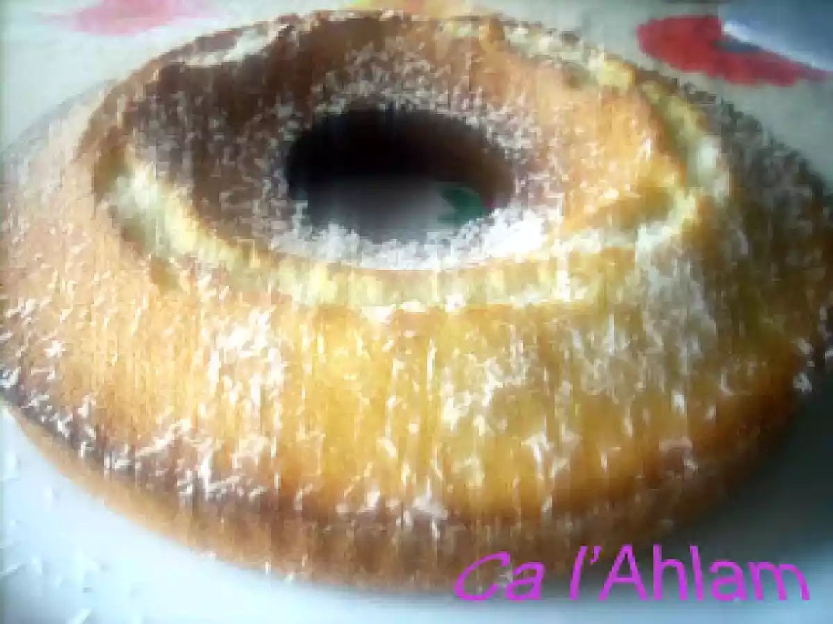 Bizcocho de sémola y coco