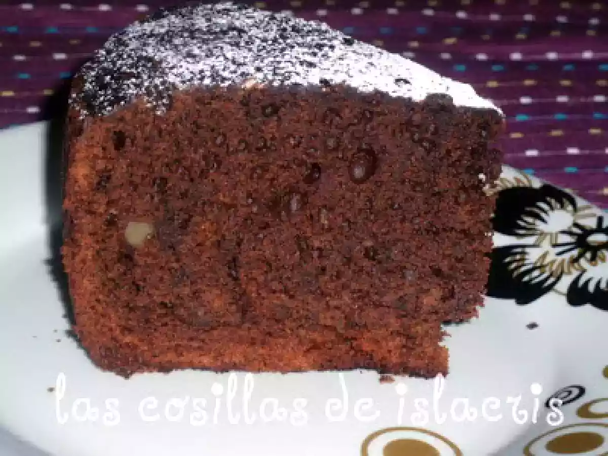 Bizcocho de trufa con nueces en FUSSIONCOOK